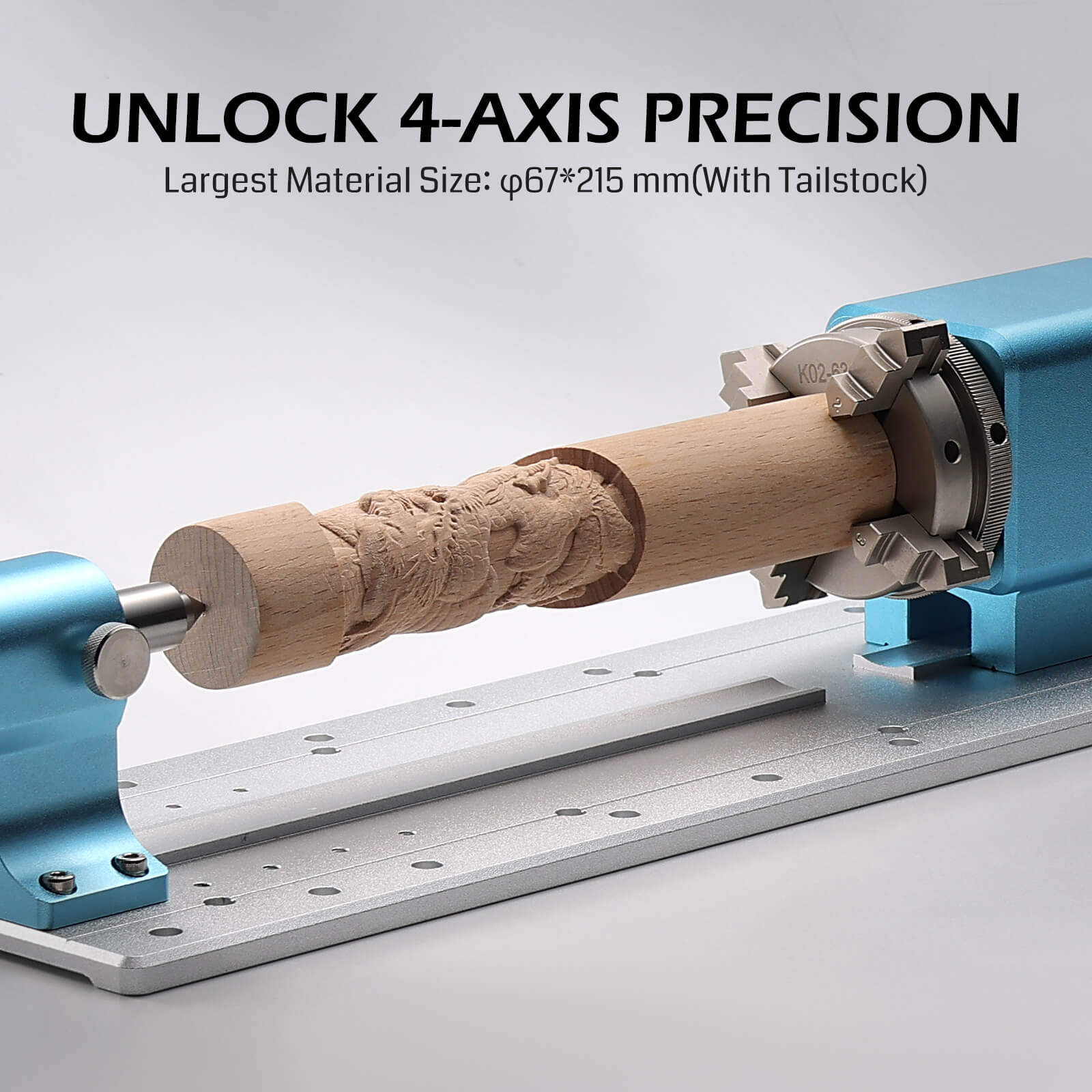 Genmitsu Rotary Module Kit for PROVerXL 4030, 6050 Plus CNC Router