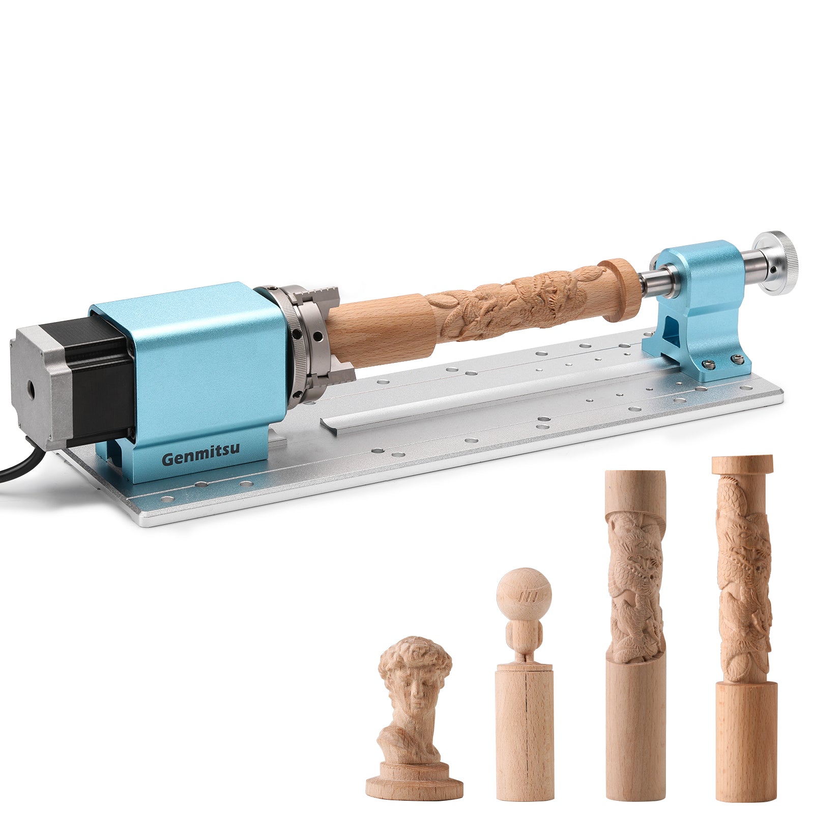 Genmitsu Rotary Module Kit for PROVerXL 4030, 6050 Plus CNC Router ...