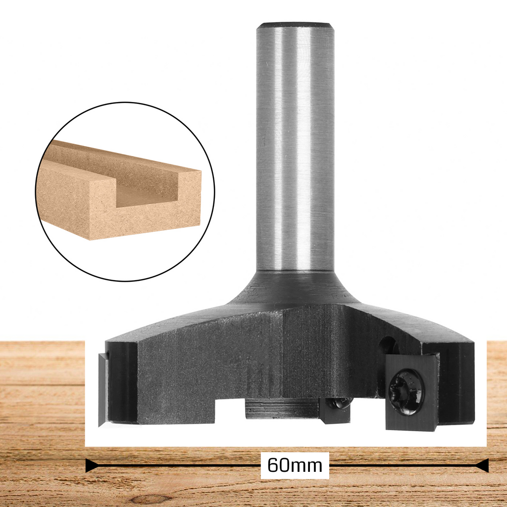CNC Spoilboard Surfacing Router Bit SS05 Alternate View