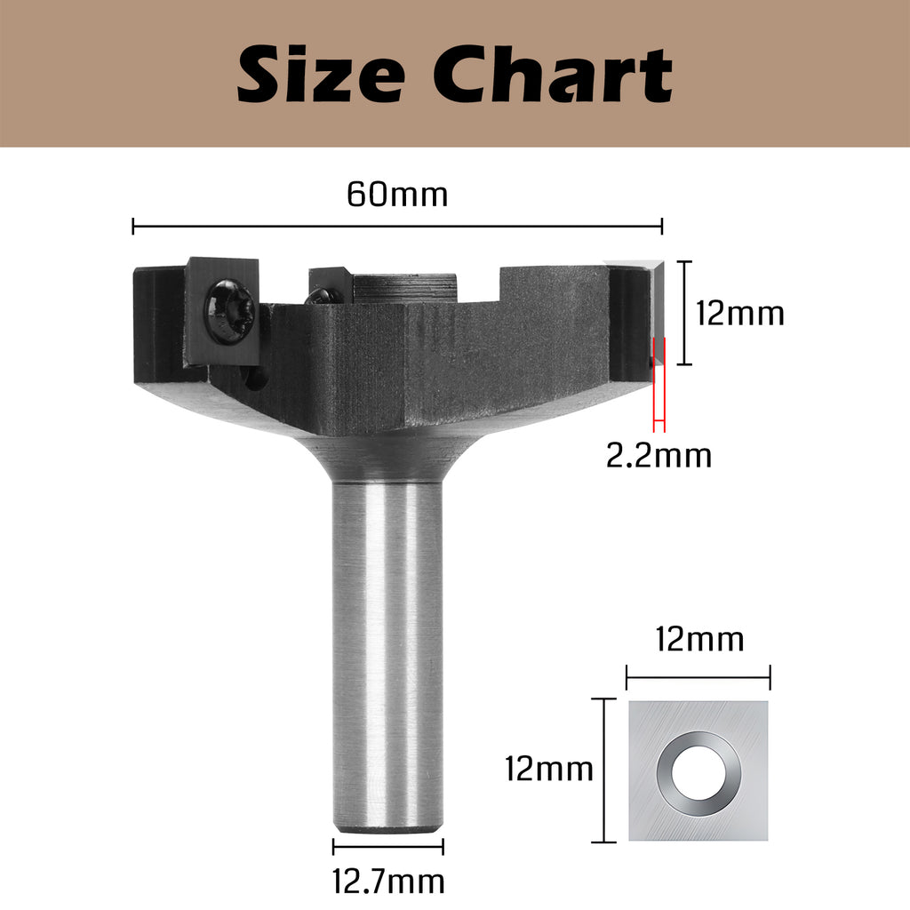 CNC Spoilboard Surfacing Router Bit SS05
