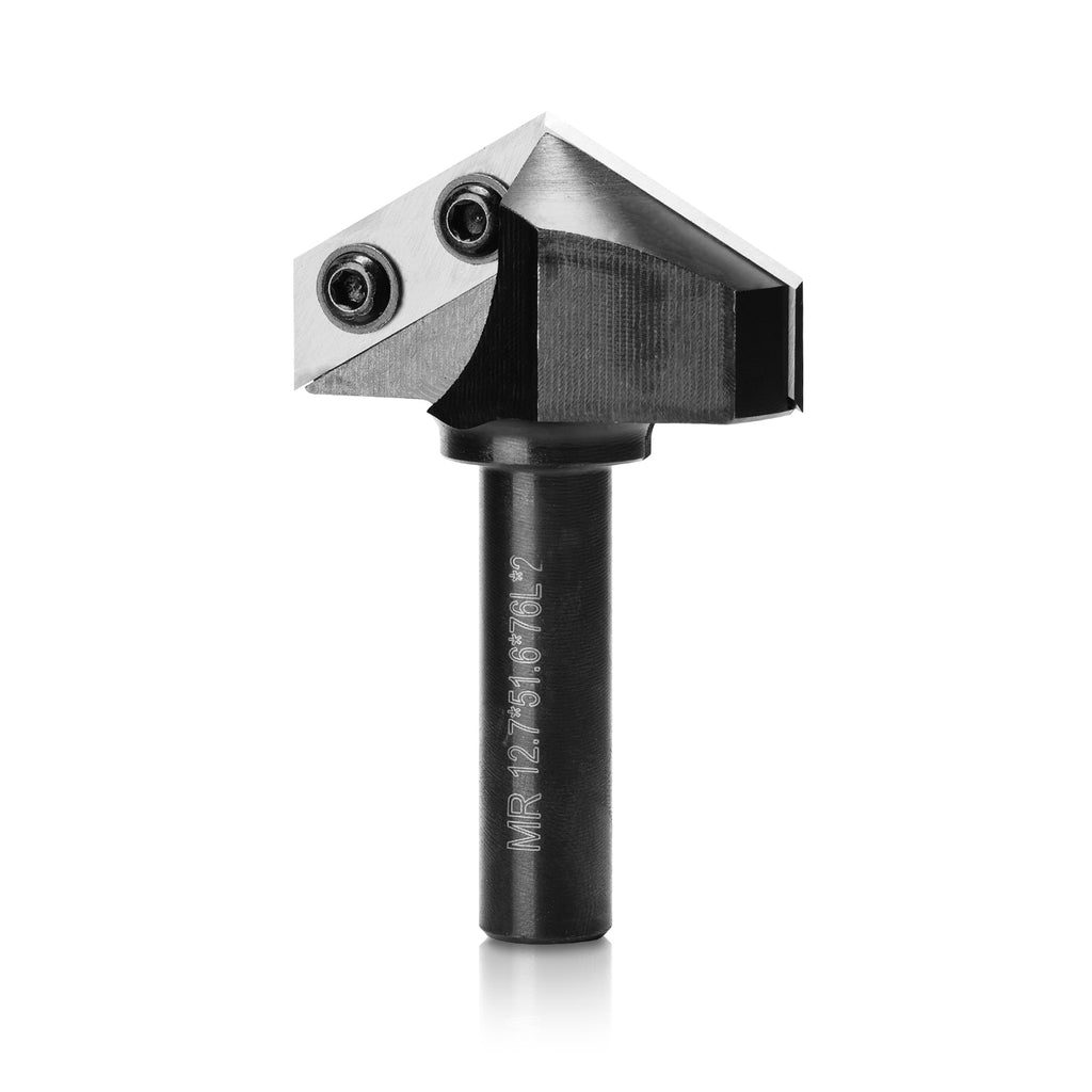 Kempston 201421 V Groove Router Bit - 1/2" Shank, 1/2" Cutting Diameter & Length, 90 Degree
