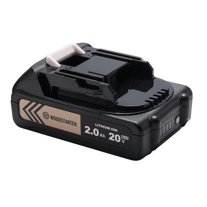 20V 2.0/4.0Ah High Capacity Replacement Batteries for Makita 18V Battery, Compatible with Makita 18V Outdoor Cordless Power Tools, Lithium-ion, ONLY Compatible with WOODSTARTER Chargers