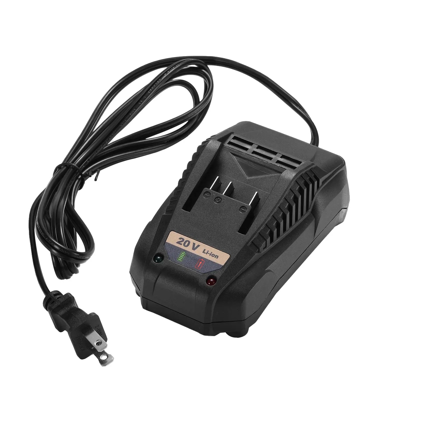 Cordless 18 Gauge 2-in-1 Brad Nailer & Stapler Kit, 20V 2.0Ah Battery & Charger Included, 5/8"-1-1/4" Nails & 5/8"–1" Staples, 6-Level  Depth Adjustment, LED Light, 2000 Nails Included