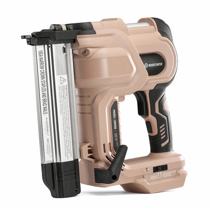 18 Gauge Cordless 2-in-1 Brad Nailer & Stapler Kit, 20V 2.0Ah Battery & Charger Included, 3/4"-2" Nails & 3/4"–1-9/16" Staples, Depth Adjustment, Dual Firing Modes, LED Light, 400 Fasteners Included