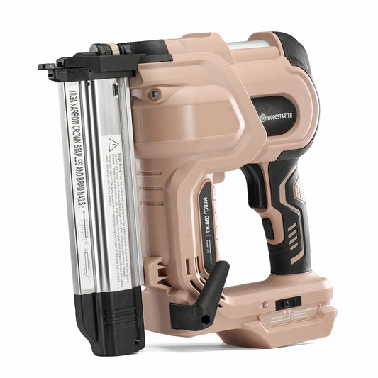 18 Gauge Cordless 2-in-1 Brad Nailer & Stapler Kit, 20V 2.0Ah Battery & Charger Included, 3/4"-2" Nails & 3/4"–1-9/16" Staples, Depth Adjustment, Dual Firing Modes, LED Light, 400 Fasteners Included