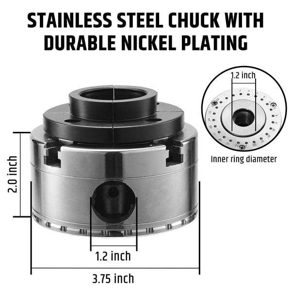 Lathe Chuck Set, 3.75
