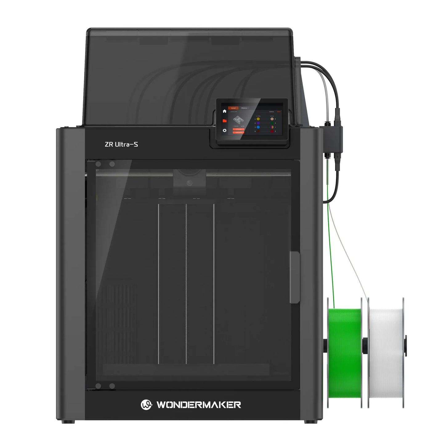 3D printer with 'Wondermaker' branding on a white background