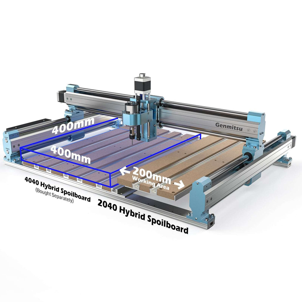 Genmitsu 4040-PRO Kit d'extension d'axe Y, 4040 mise à niveau vers 4060, accessoires CNC pour routeur CNC 4040-Pro, zone de travail étendue 400 x 600 mm Genmitsu 4040-PRO Kit d'extension d'axe Y, 4040 mise à niveau vers 4060, accessoires CNC pour routeur CNC 4040-Pro, zone de travail étendue 400 x 600 mm
