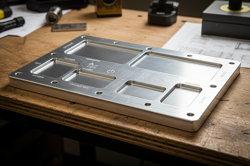 Precision Aluminum Control Panel