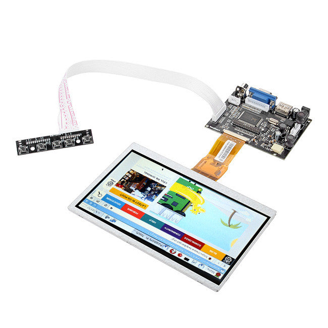 SainSmart LCD Display AT070TN90 with Controller Board - Thumbnail 2