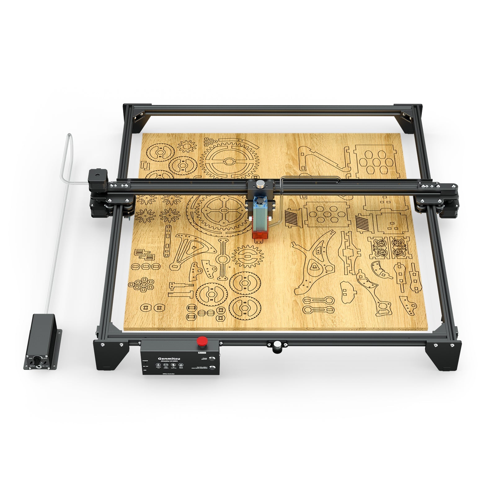 Genmitsu Jinsoku LC-60A 5.5W Laser Engraver Cutter with Air Assist