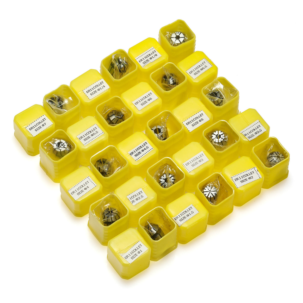 ER11 Precision Spring Collet Set, 7Pcs & 15 Pcs – SainSmart.com