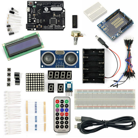 [Discontinued] SainSmart Leonardo R3+Distance Sensor Starter Kit for Arduino Projects