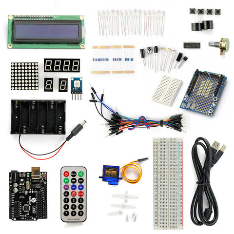 [Discontinued] SainSmart UNO R3+5V Servo motor Starter Kit With Basic Arduino Projects
