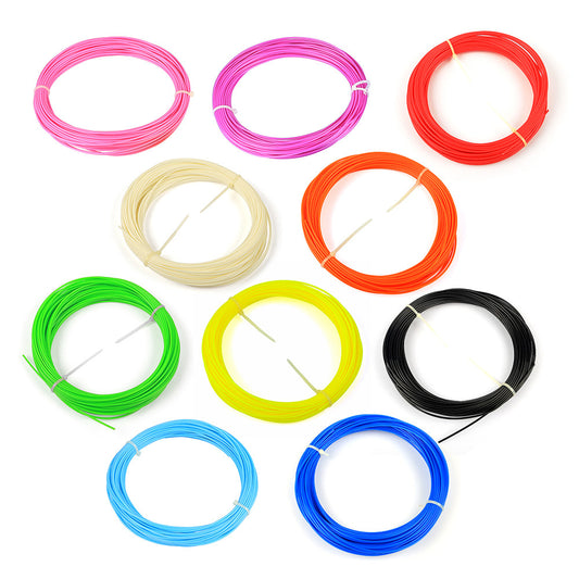 [Discontinued] SainSmart ABS 10 Colors 1.75mm Total 500g 1.1lbs 3D Filament for 3D Drawing / Printing Pen 3DOODLER