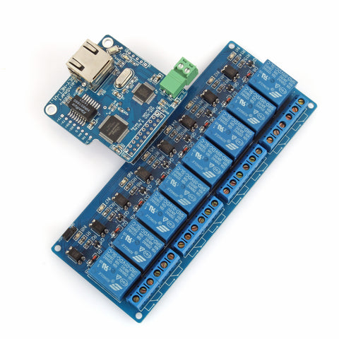 [Discontinued] iMatic RJ45 TCP/IP Remote Control Board with 8-Ch Relay