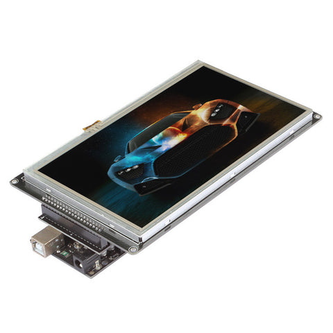 [Discontinued] MEGA2560 R3 + 7" TFT LCD Screen SD Card Slot + TFT Shield For Arduino [US Only]