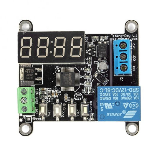 [Discontinued] DC 12V Delay Timer Switch w/ Adjustable Time for Arduino Raspberry Pi