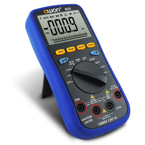 [Discontinued] OWON Bluetooth Digital Multimeter B35 Datalogger+Multimeter+Temperature Meter