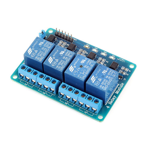 [Discontinued] SainSmart 4-Channel 5V Relay Module for PIC ARM AVR DSP Arduino MSP430 TTL Logic DE Shipping