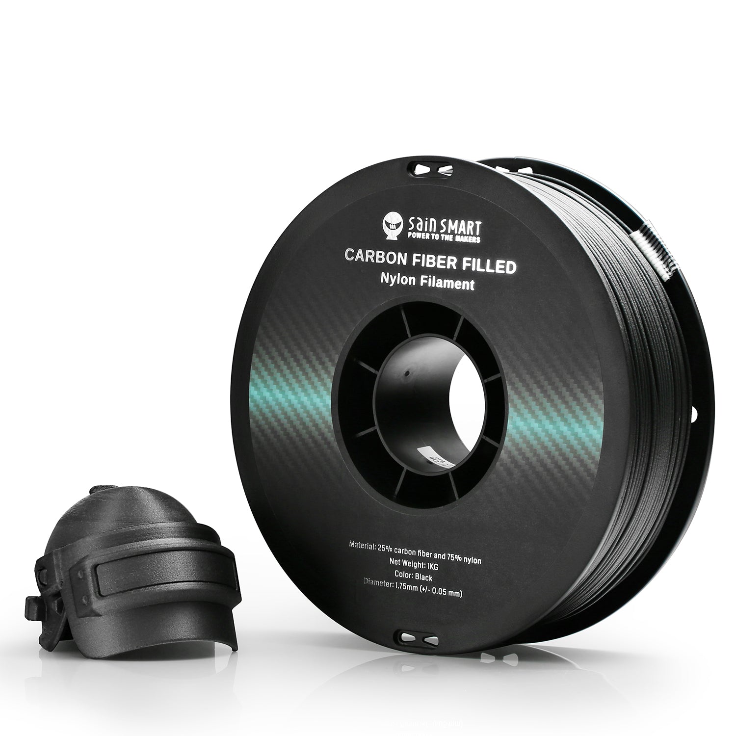 Forespørgsel bølge Sandsynligvis Nylon+ Carbon Fiber Filament 1.75mm 1kg/2.2lb, Black – SainSmart.com
