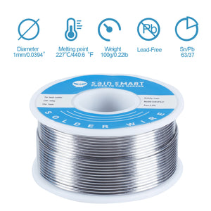SainSmart Solder Wire | 1mm 100g | Sn63 Pb37