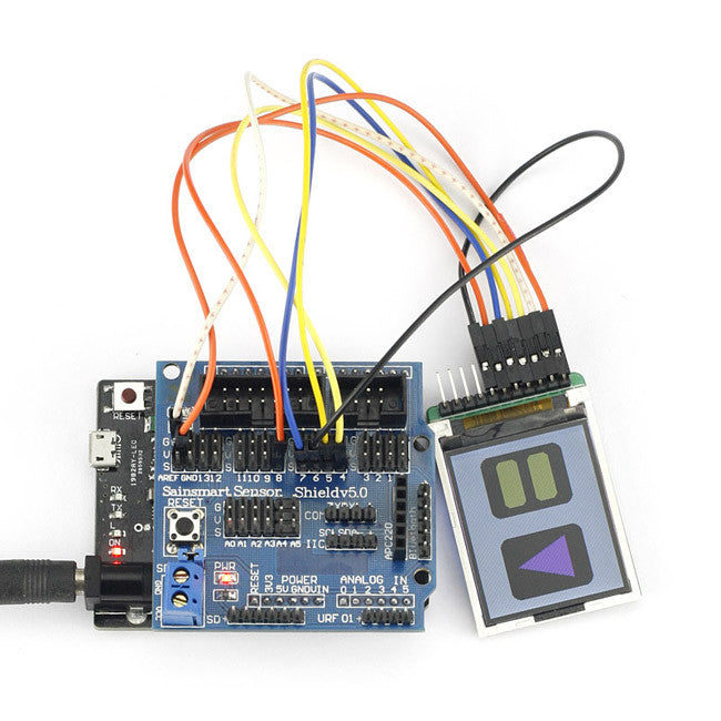SainSmart Leonardo R3 ATMEGA32U4 + IIC LCD 1602 Screen Kit - Thumbnail 4