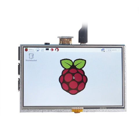 [Discontinued] SainSmart Raspberry Pi 3 Ultimate LCD Kit : 5" LCD + Case + SD Card + Breadboard + HDMI + GPIO + Aluminium Heatsink + USB Power Supply