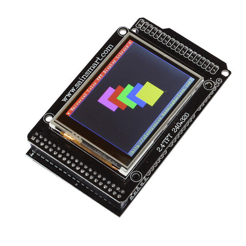 [Discontinued] SainSmart 2.4" TFT LCD Touch Panel SD Card Slot+Shield for Arduino MEGA2560