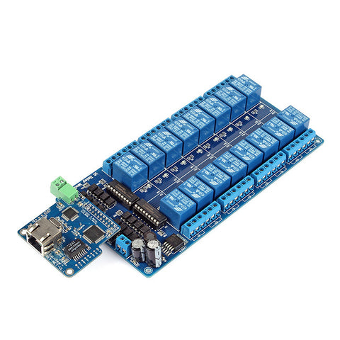 [Discontinued] iMatic RJ45 Ethernet/Wi-Fi Control Board with integrated 16-Ch DC 12V Relay
