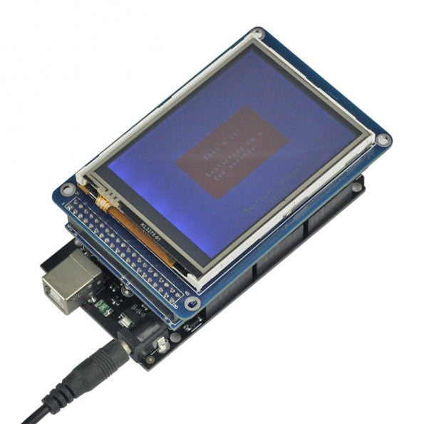 Mega 2560 R3 + Adaptor Shield + 3.2 TFT LCD Touch Panel - Thumbnail 5