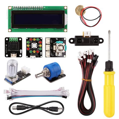 [Discontinued] Plug and Play Sensor Module Kit (40 in 1)  for Arduino
