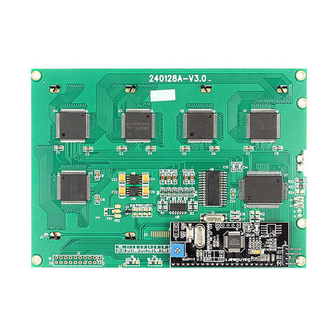[Discontinued] SainSmart 240X128 TTL Serial Matrix Graphic LCD Display Module White