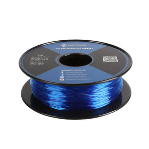 Blue, Flexible TPU Filament 1.75mm 0.8kg/1.76lb