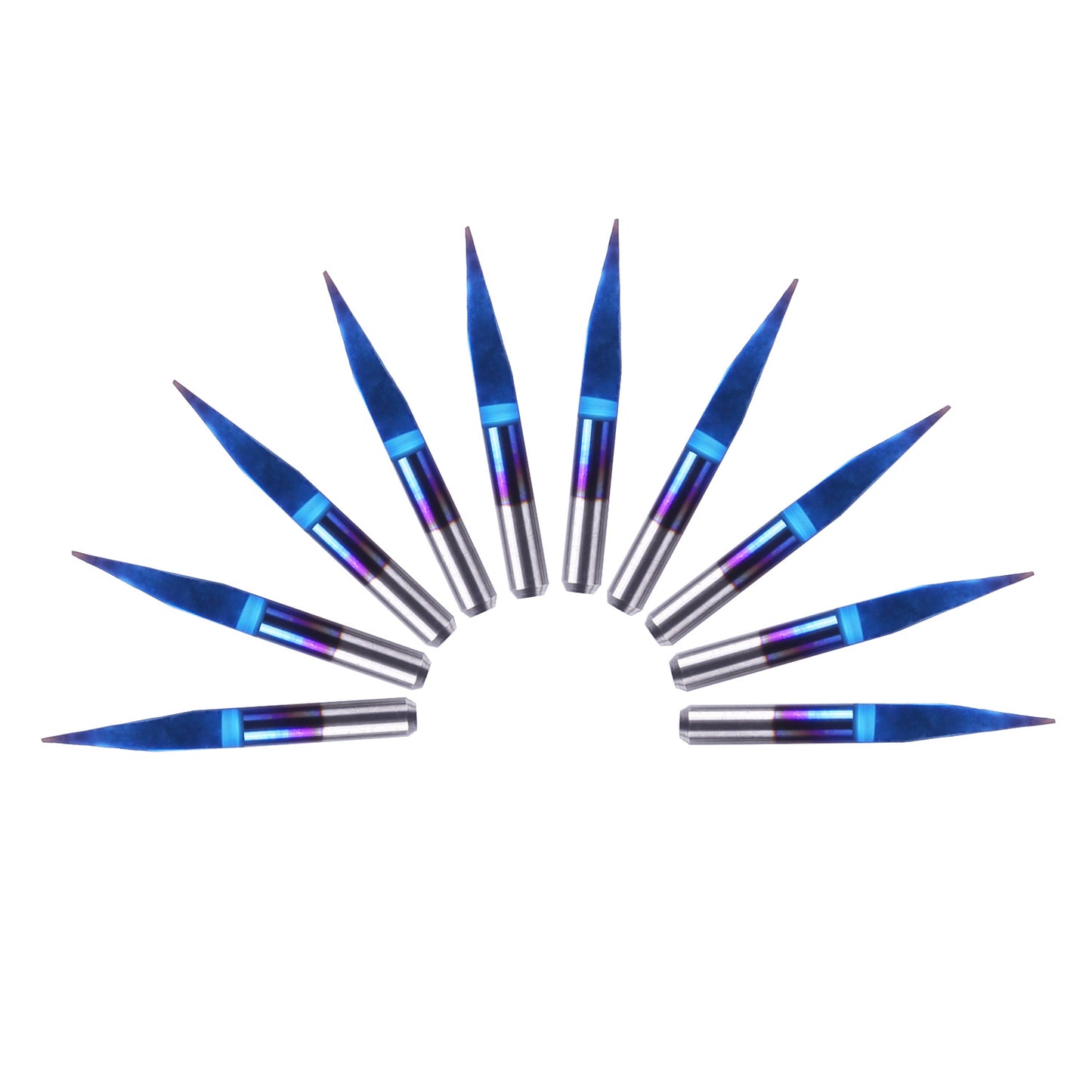 Frese Nano Blue Titanio Twotrees Set 40 Frese CNC - Gambo 3.175 Mm, Rivestimento Nano Blue E Titanio Utensili Cnc Precisione Frese Nano Blue Titanio Twotrees Set 40 Frese CNC - Gambo 3.175 Mm, Rivestimento Nano Blue E Titanio Utensili Cnc Precisione