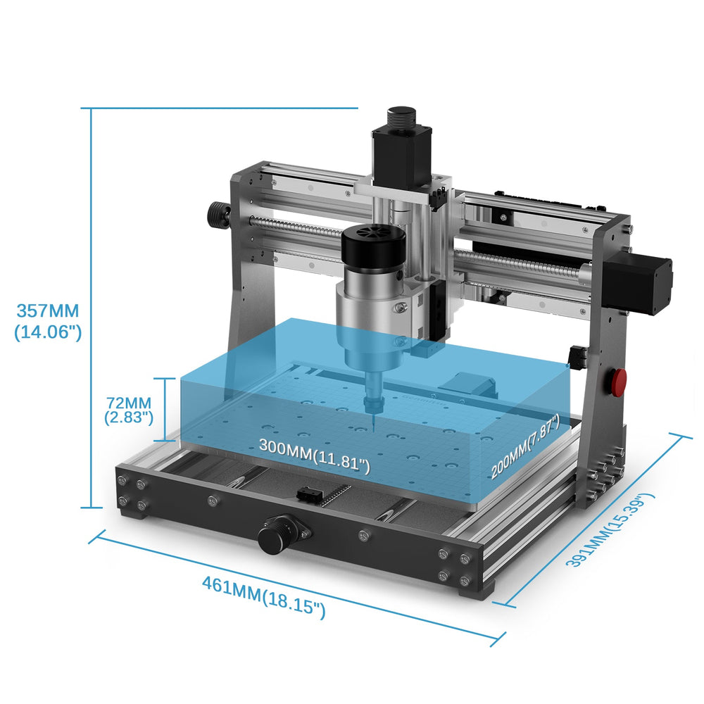 Aluminium Spoilboard für Erweiterungssatz für 3020-PRO MAX Y-Achsen Er Aluminium Spoilboard für Erweiterungssatz für 3020-PRO MAX Y-Achsen Er