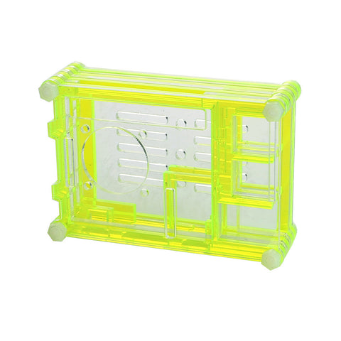 [Discontinued] Transparent Sliced Acrylic Case Shell Enclosure Box for Raspberry Pi 3 Model B & RPI B+