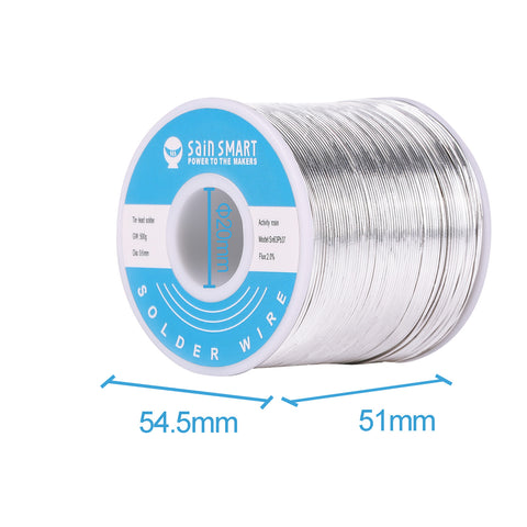 SainSmart Solder Wire | 0.6mm 500g | Sn63 Pb37