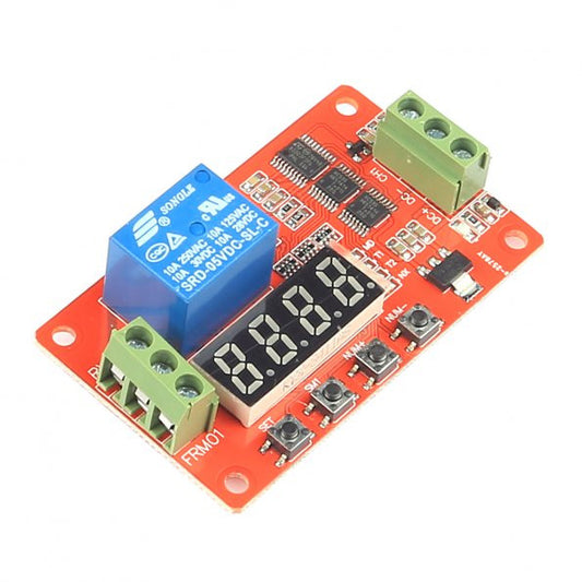 [Discontinued] SainSmart Relay Cycle Timer Module - Programmable with Customized Settings (5V)