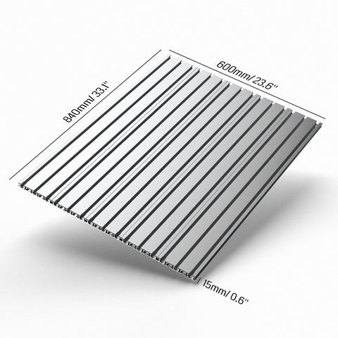 [Open Box] 6060 T-Slot Table Aluminum Spoilboard with Dust Baffles for PROVerXL 4030 XY-Axis Extension Kit