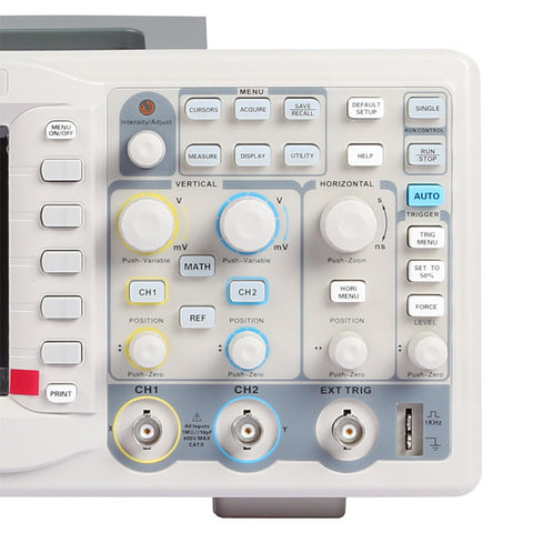 Siglent SDS1052DL Digital Oscilloscope 50MHz 500MSa/s 7'' 2 Channel ...