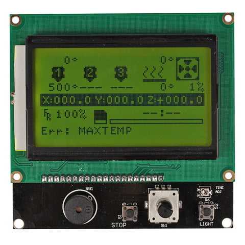 [Discontinued] Smart Controller LCD 12864 LED Turn On Control for 3D Printer RAMPs 1.4