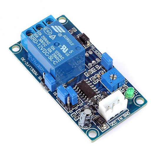 [Discontinued] SainSmart DC 12V Power Supply SRD-12VDC-SL-C Adjustable Trigger Delay Time Relay Module for Arduino