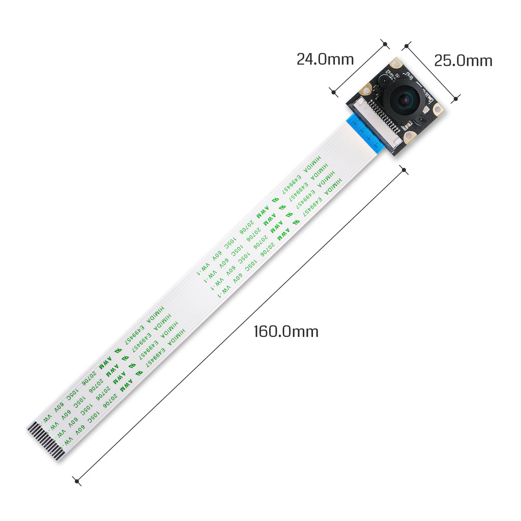 8MP IMX219 Sensor Camera Module 160 Degree Wide Angle For NVIDIA Jetson Nano