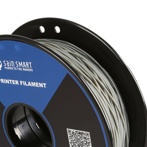 Grey, Flexible TPU Filament 1.75mm 0.8kg/1.76lb