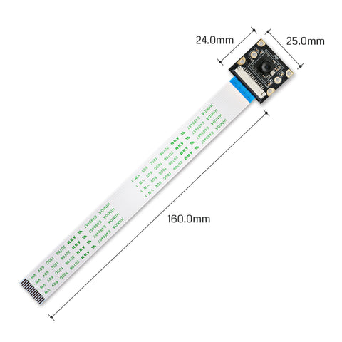 [Discontinued] SainSmart IMX219 Camera Module for NVIDIA Jetson Nano Board | 8MP Sensor | 120 Degree FoV