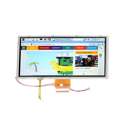 [Discontinued] 9" LCD Touch Screen + HDMI/VGA Driver Board for Raspberry Pi