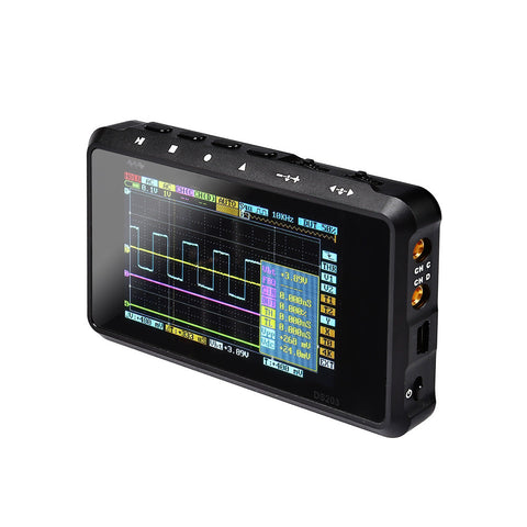 [Discontinued] DSO203 Pocket-sized 4-Channel Digital Oscilloscope  8MHz 72 MSps, Aluminum Shell