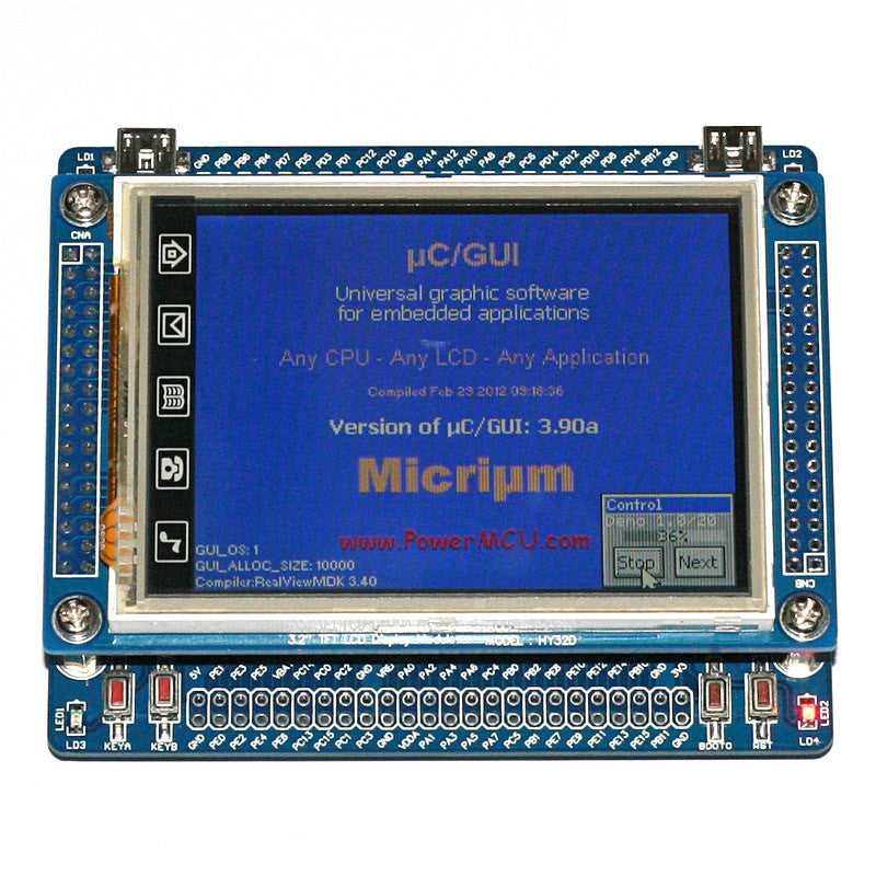 SainSmart STM32F103VCT6 Board with 3.2" TFT LCD Module - Thumbnail 2