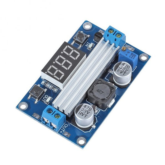 [Discontinued] SainSmart Adjustable Boost 3~35V to 3.5~35V 5/12V DC Regulated Power Supply Voltage Converter Module with Digital Voltmeter